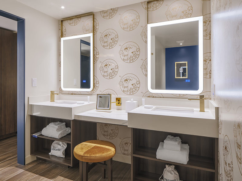 Backlit LED Vanity Mirrors - Circa Resort & Casino